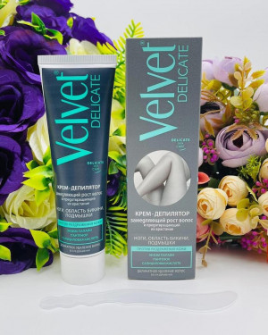 Velvet Delicate крем-депилятор замедляющий рост волос и предотвращающий их врастание 20569423