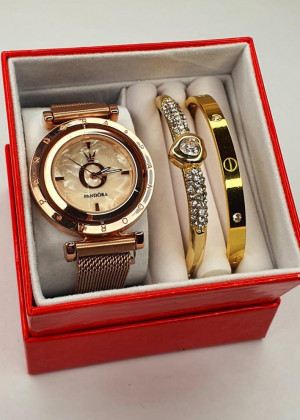 Подарочный набор часы  2 браслета 20622568