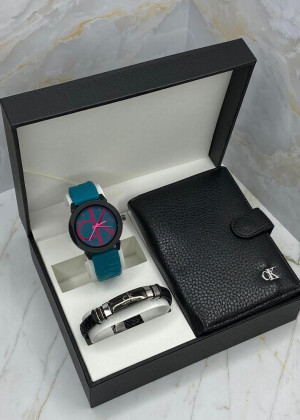 Подарочный набор часы, браслет, кошелёк и коробка 20826006