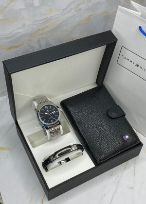 Подарочный набор часы, браслет, кошелёк и коробка 20826015
