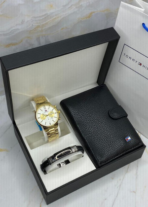 Подарочный набор часы, браслет, кошелёк и коробка 20826019