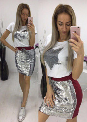 Костюм (футболка и юбка)