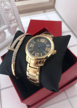 Подарочный набор для женщин часы, браслет + коробка 21177595