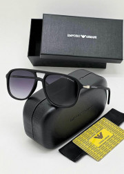 Набор мужские солнцезащитные очки, коробка, чехол + салфетки