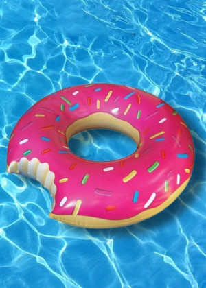 Надувной круг пончик 80см 22937005