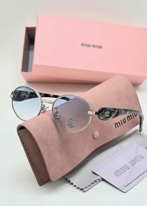 Набор женские солнцезащитные очки, коробка, чехол + салфетки #22945012