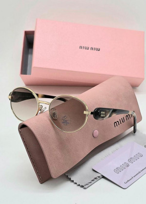 Набор женские солнцезащитные очки, коробка, чехол + салфетки #22945013