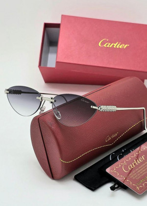 Набор женские солнцезащитные очки, коробка, чехол + салфетки #22986347