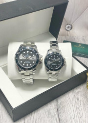 Подарочный набор часы для мужчин и для женщин + коробка