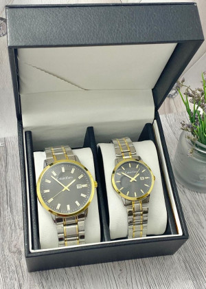 Подарочный набор часы для мужчин и для женщин + коробка 23124309