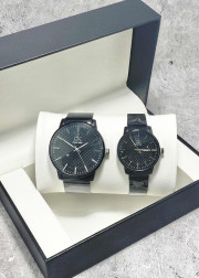 Подарочный набор часы для мужчин и для женщин + коробка