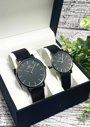 Подарочный набор часы для мужчин и для женщин + коробка #23124338