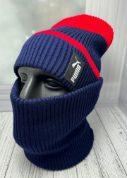 Шапка + шарф 2в1