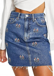 Джинсовая юбка