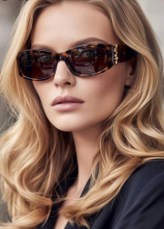 Набор женские солнцезащитные очки, коробка, чехол + салфетки