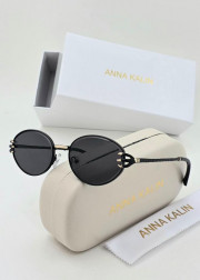 Набор женские солнцезащитные очки, коробка, чехол + салфетки