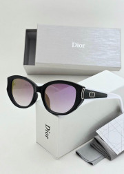 Набор женские солнцезащитные очки, коробка, чехол + салфетки