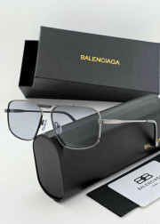 Набор мужские солнцезащитные очки, коробка, чехол + салфетки