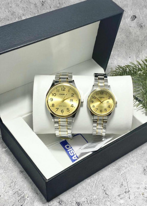 Подарочный набор часы для мужчин и для женщин + коробка 23245104