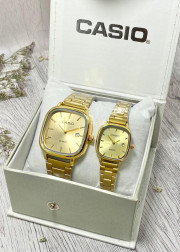 Подарочный набор часы для мужчин и для женщин + коробка