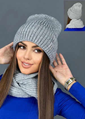 Шапка + шарф 2в1 #23259908