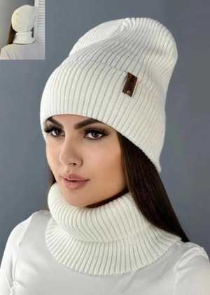 Шапка + шарф 2в1 #23259915