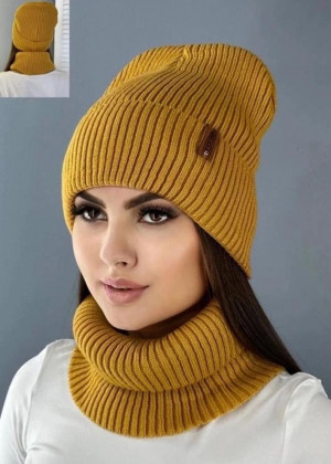 Шапка + шарф 2в1 #23259917