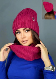 Шапка + шарф 2в1