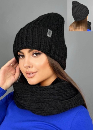 Шапка + шарф 2в1 #23260203