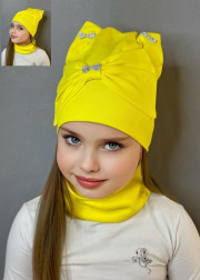 Шапка + шарф 2в1