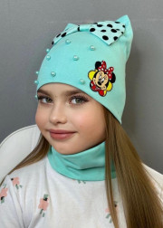 Шапка + шарф 2в1