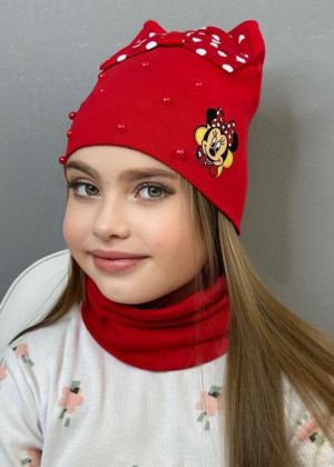 Шапка + шарф 2в1 23260289
