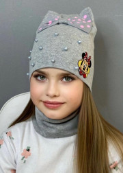 Шапка + шарф 2в1