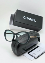 Набор женские солнцезащитные очки, коробка, чехол + салфетки