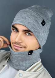 Шапка + шарф 2в1