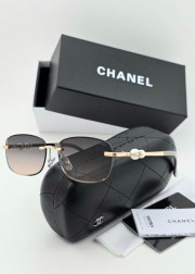 Набор женские солнцезащитные очки, коробка, чехол + салфетки