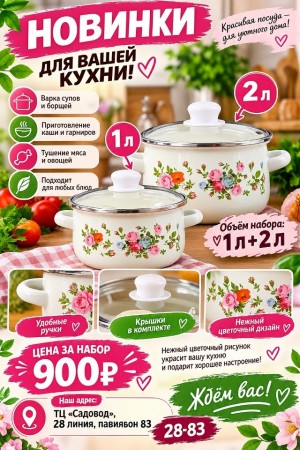 Набор 2 кастрюли #23539260