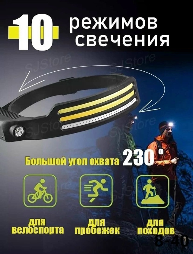 Фонарь налобный 23158397