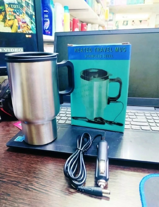 Автомобильная термокружка с подогревом 23172802